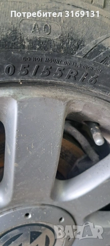 джанти с гуми VW 16ки, снимка 2 - Гуми и джанти - 54651568