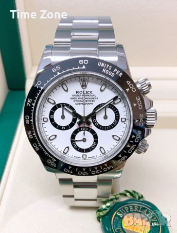 Rolex Cosmograph Daytona 40mm Platinum Ice Blue Dial Ceramic Automatic Различни Варианти, снимка 14 - Мъжки - 54042743