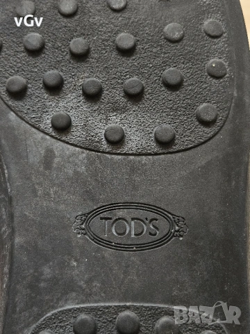 Мъжки кожени обувки Tod's - 44, снимка 7 - Спортно елегантни обувки - 54414344