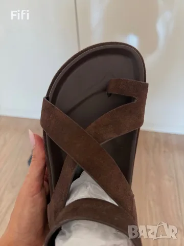 Дамски сандали Massimo Dutti с каишка около глезена, снимка 3 - Дамски ежедневни обувки - 55363781