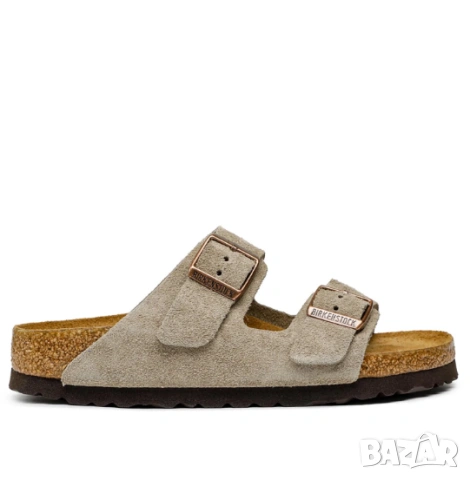 чехли  Birkenstock Arizona Soft Footbed  номер 43 , снимка 4 - Мъжки чехли - 54693727