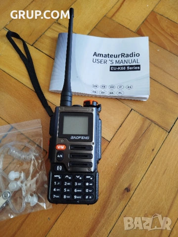Радиостанция уоки-токи Baofeng UV-K68, двубандова, 5W, 136-174/400-520MHz, 1.44" дисплей, ЧИСТО НОВА, снимка 3 - Екипировка - 54405945