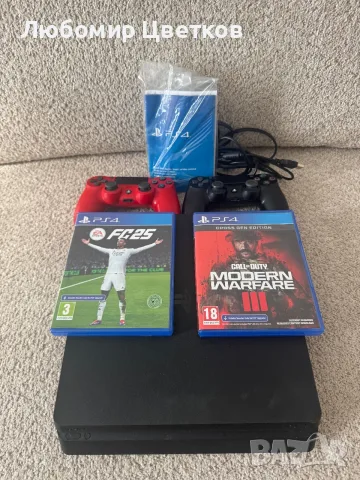Playstation 4  slim 500 gb jetblack, снимка 4 - PlayStation конзоли - 55466454