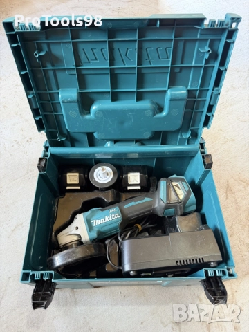 Makita DGA 511 2x5Ah безчетков ъглошлайф