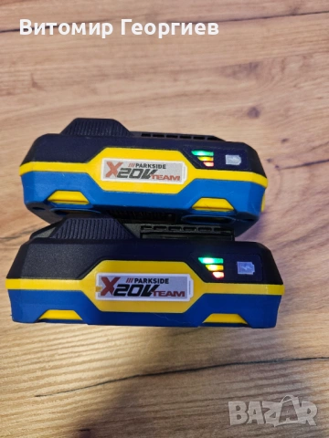 Parkside PAP 20 B1 | 20V 2.0Ah батерия (2 броя), снимка 4 - Друга електроника - 54672915
