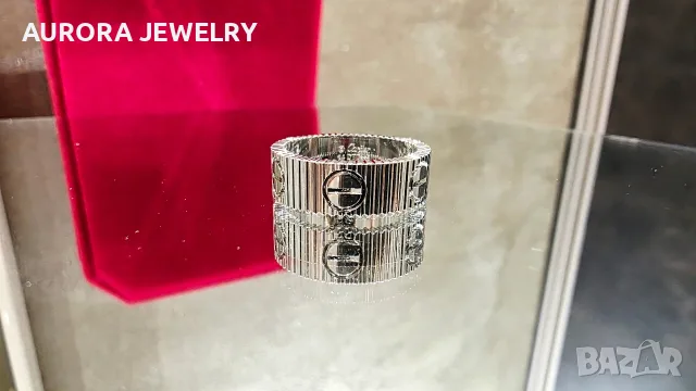 CARTIER Love Unlimited White Gold Дамски Пръстен, снимка 8 - Пръстени - 55703089