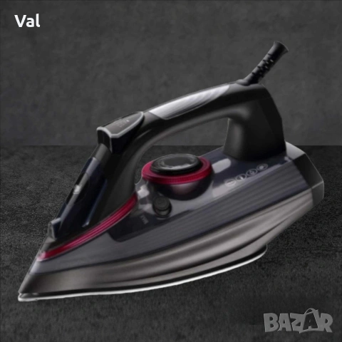 Ютия Voltz, 2600W, 300мл., Черен, 2 ГОДИНИ ГАРАНЦИЯ, снимка 4 - Ютии - 54479351
