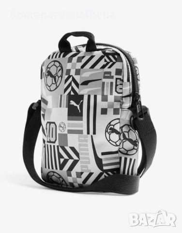 PUMA Academy Portable Bag Унисекс спортна чанта черно бяла НОВА | -45%, снимка 3 - Чанти - 54455366