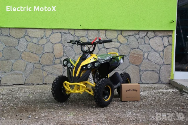 Детско бензиново ATV Grizzly SPORT – BLACK & YELLOW, снимка 2 - Мотоциклети и мототехника - 55364583