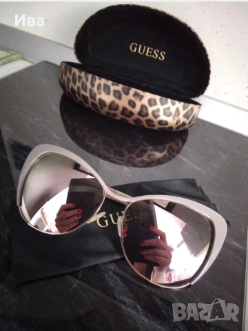Дамски слънчеви очила GUESS с огледални стъкла , снимка 9 - Слънчеви и диоптрични очила - 54367635