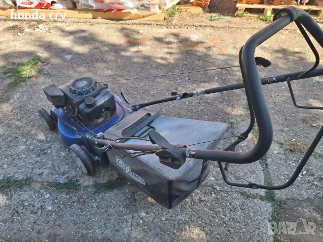 Косачка Einhell 5 к.с. моторна самоходна мулчираща с кош, снимка 7 - Градинска техника - 55675133
