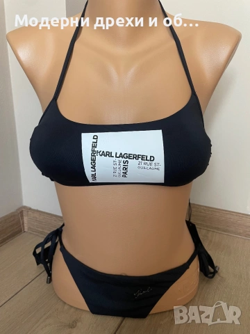 Дамски бански ХСразмер Karl Lagerfeld , снимка 7 - Бански костюми - 54571689