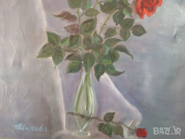 картина-цветя, снимка 3 - Картини - 26792298
