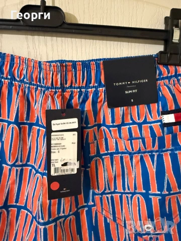 Нови мъжки шорти/бански Tommy Hilfiger, S размер, снимка 4 - Бански - 54978133