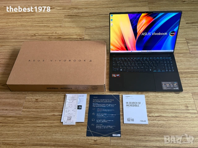 3.2k 120Hz OLED Asus 16s`Ryzen AI9 HX370/32GB DDR5/1TB SSD/Гаранция/Бат 14ч