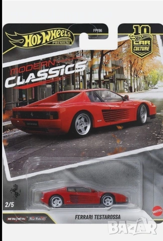 Ferrari Testarossa Hot wheels premium 