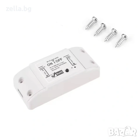 WiFi смарт реле, 1 канал, 220V 10A, Tuya Smart Life, гласов контрол с Alexa и Google Assistant 10314, снимка 8 - Нумизматика и бонистика - 54663445