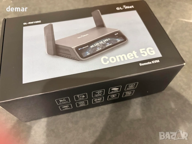 GL.iNet Comet 5G (GL-RM10RC) Дистанционен 5G KVM с Failover, снимка 10 - Друга електроника - 54442927