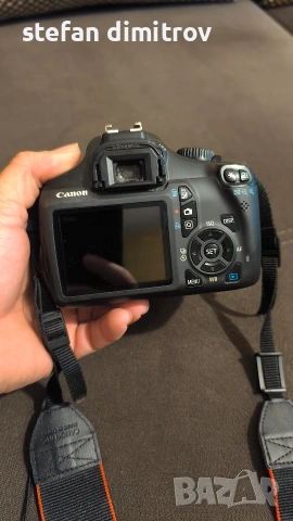 Canon EOS 1100D + зарядно и обектив 18-55, снимка 6 - Фотоапарати - 54706364