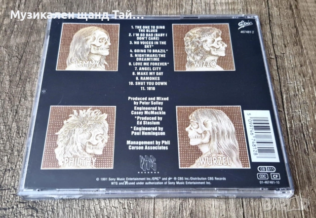 Компакт Дискове - Рок Метъл: Motorhead - 1916, снимка 2 - CD дискове - 54046969