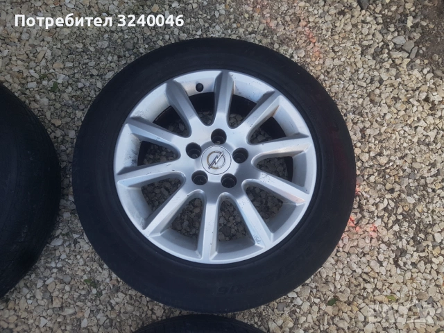 4бр. Алуминиеви джанти за Опел 16 цола, снимка 5 - Гуми и джанти - 54339060