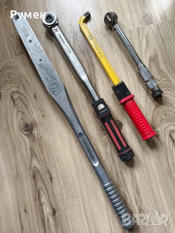 3 динамометрични ключа 