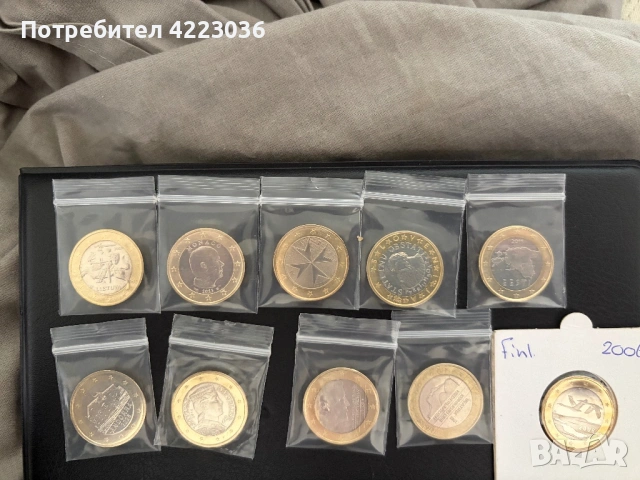 Евромонети от 2€ и 1€ Словения Словакия Андора Естония Монако Люксембург и още, снимка 4 - Нумизматика и бонистика - 54265988
