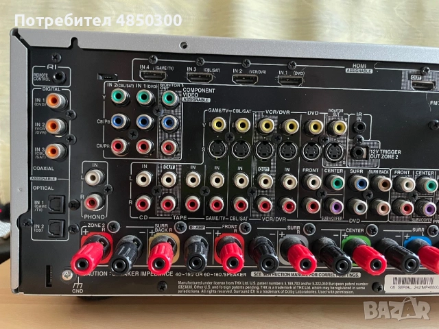 Ресийвър Onkio TX-SR706, снимка 5 - Ресийвъри, усилватели, смесителни пултове - 54813953