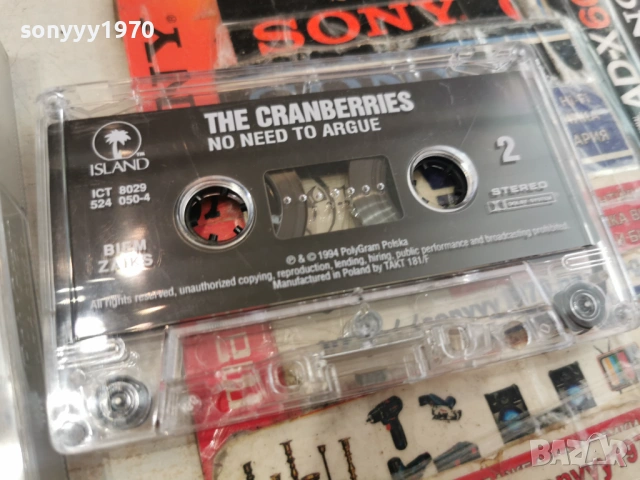 THE CRANBERRIES-ORIGINAL TAPE 2005261900H2E6R, снимка 11 - Аудио касети - 54620322
