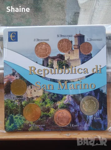 Евро сет монети Сан Марино 