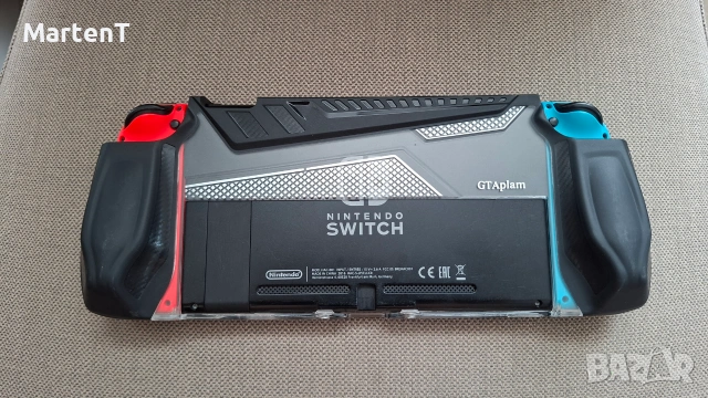 Nintendo Switch Neon Red/Blue, V1 unpatched, 128GB sd card с EmuNAND мод, снимка 3 - Nintendo конзоли - 55153851
