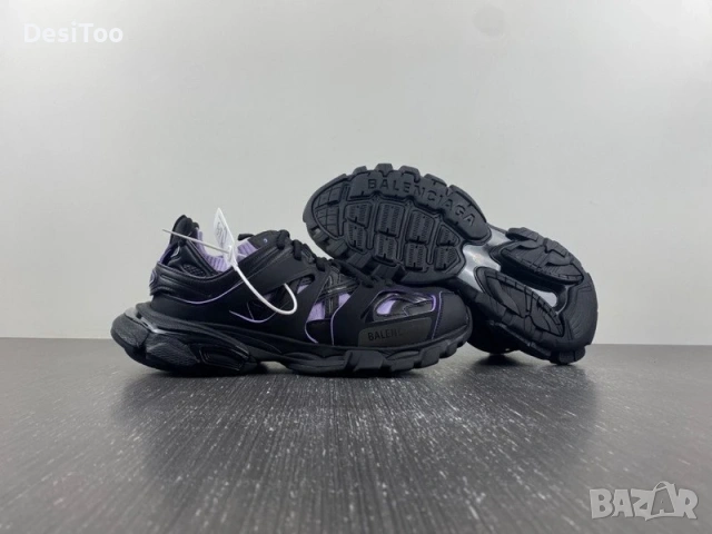 Balenciaga Track Sneaker "Black/Purple" , снимка 7 - Маратонки - 54358818