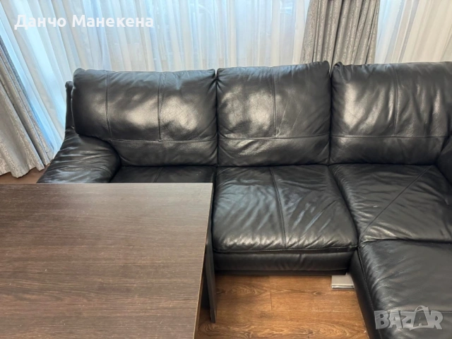 Продавам кожен диван от естествена кожа , снимка 5 - Дивани и мека мебел - 54807614