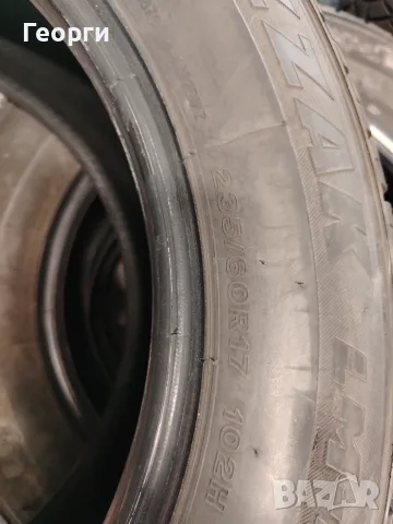 4бр.зимни гуми 235/60/17 Bridgestone, снимка 4 - Гуми и джанти - 55346098