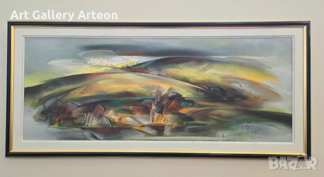 Картина на В.Карадимов "Лудогорие"