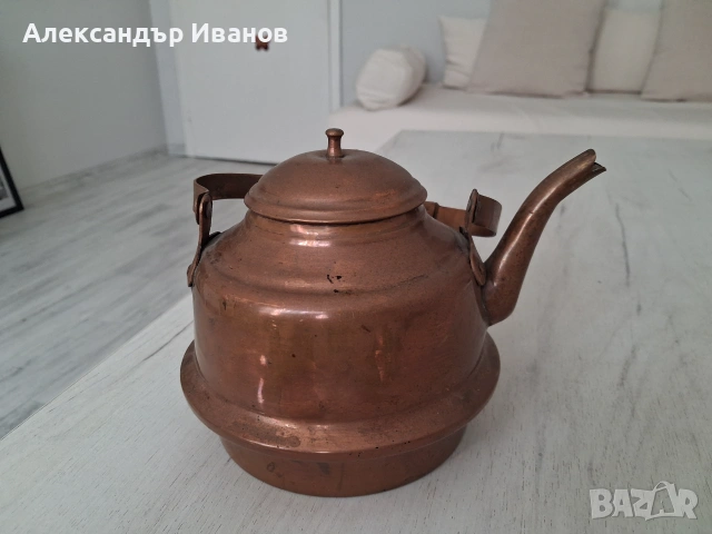 Стар чайник Албания, снимка 3 - Други ценни предмети - 55084664