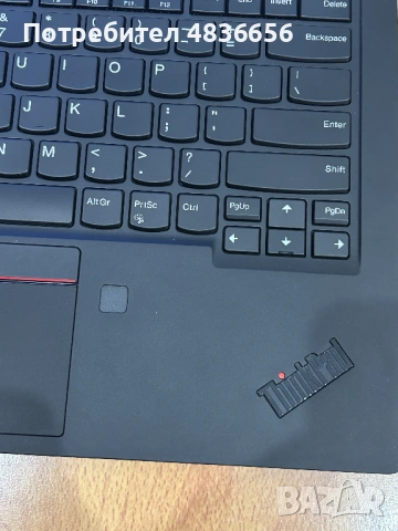 Като нов! Лаптоп Lenovo X1 Carbon Gen7 i7/16GB RAM/512GB, 3м. гар., снимка 3 - Лаптопи за работа - 54760070