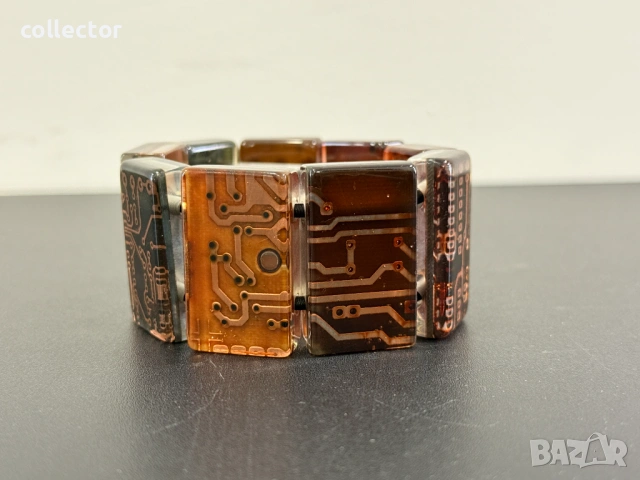 Гривна от бразилския дизайнер Карлос Собрал. №8082, снимка 3 - Гривни - 54081280