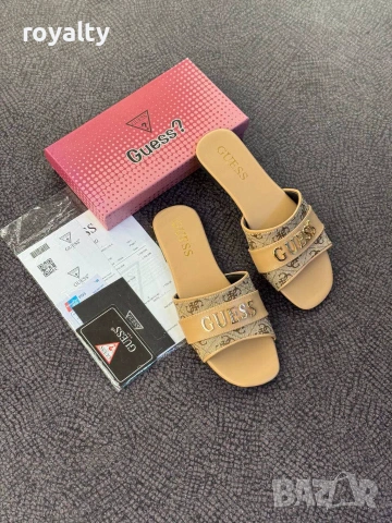 Guess Нови Дамски Чехли Различни Цветове Гес, снимка 5 - Чехли - 55030350