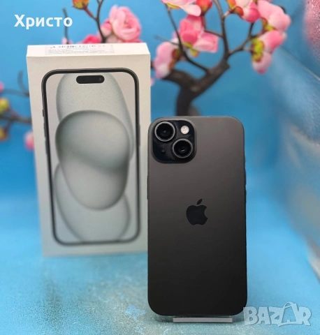 ГАРАНЦИОНЕН!!! Apple iPhone 15, 128GB, 5G, Black   , снимка 6 - Apple iPhone - 54264082