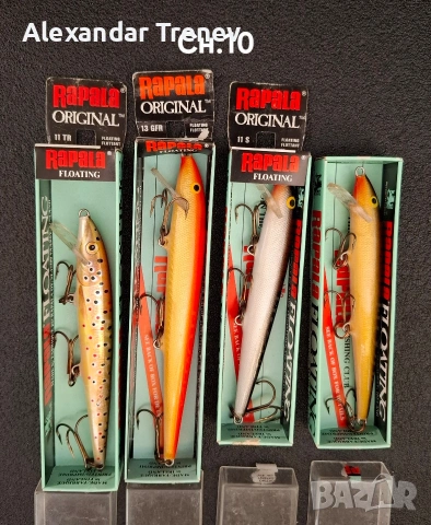 Воблери Rapala Original floating, снимка 10 - Такъми - 54674220