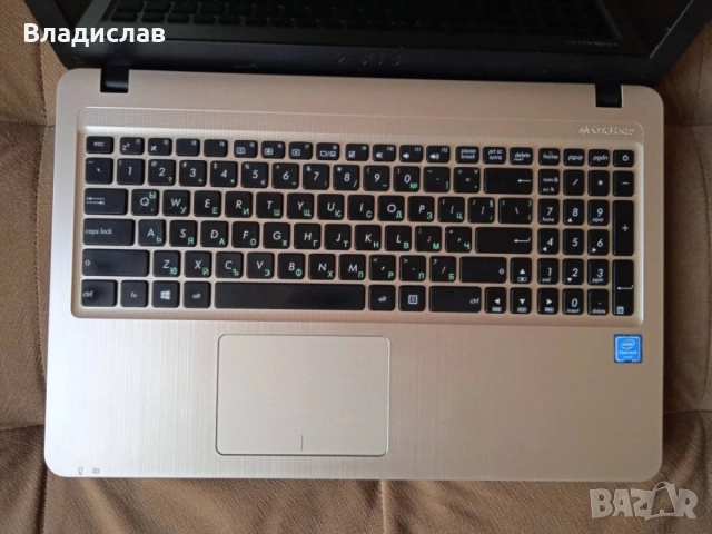 Asus X540SA 4ядрен/чисто ново SSD 128GB /отлична батерия, снимка 2 - Лаптопи за дома - 55231752