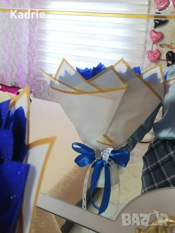 вечен букет от 51🌹, снимка 3 - Романтични подаръци - 54001195