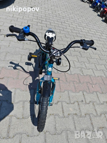 BG Детски велосипед 16" SAMURAJ син, снимка 6 - Велосипеди - 54334310