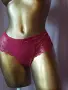 XL Червена еластична, дантелена бикина , снимка 2