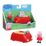 Оригинална фигурка Peppa Pig /Hasbro - с малка червена кола/ с малка лодка - 2 модела, снимка 1