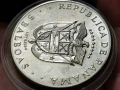 5 Балбоа 1970 год, Панама, сребро, тегло 35.70 гр, проба 925/1000, снимка 2