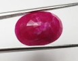 РЯДКО СЪКРОВИЩЕ – 10.54 карата ярък Hot Pinkish Red рубин от Мозамбик!, снимка 9