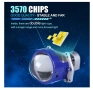 Bi-LED лупи за вграждане във фарове 3"инча 130W 8000lm 12V +500% Яркост,2 броя, снимка 10