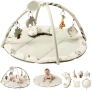 Бебешка активна гимнастика Fortella със сензорни играчки, 97x97 см, снимка 1